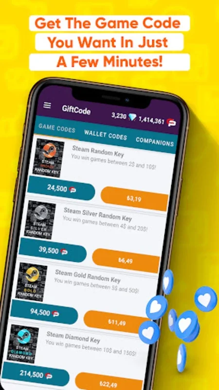 GiftCode for Android - Earn Gaming Rewards Easily