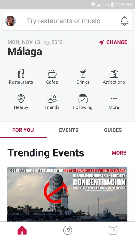 Facebook Local for Android: Discover Local Events