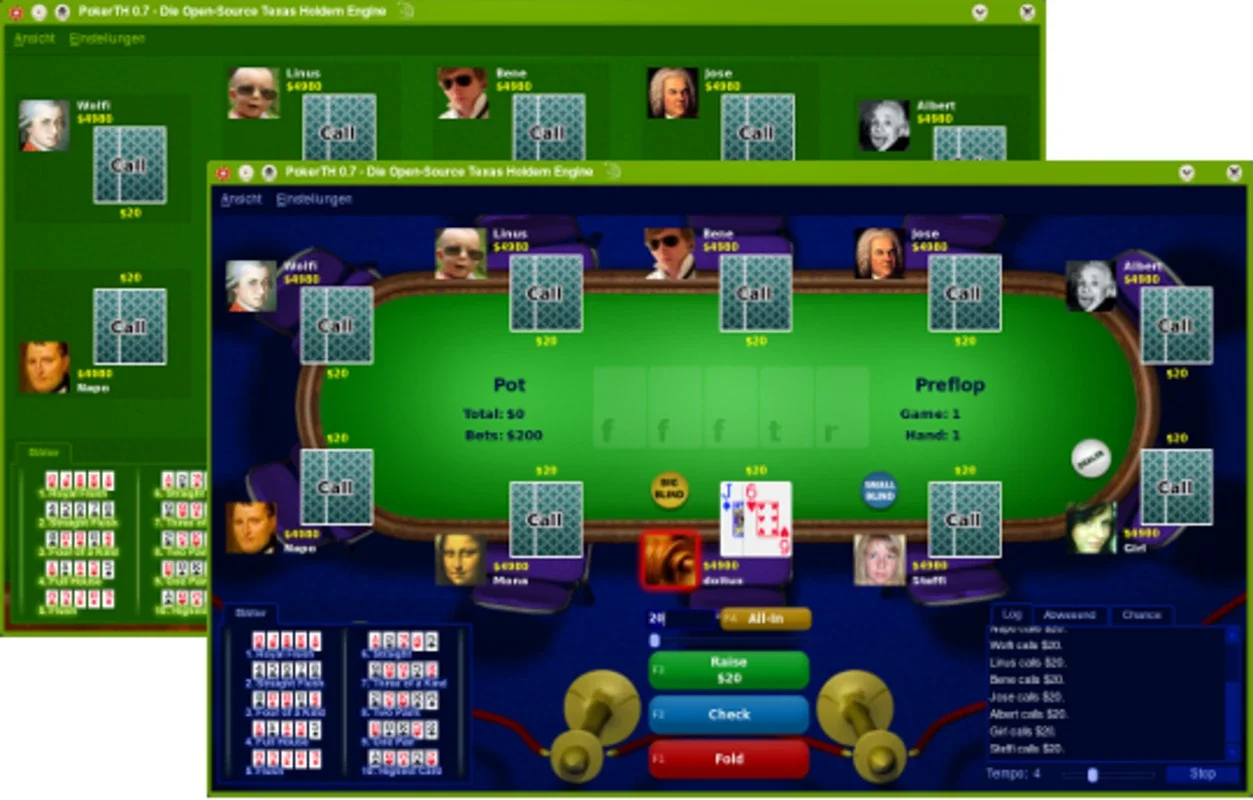 PokerTH for Windows - Enjoy Texas Holdem Anytime