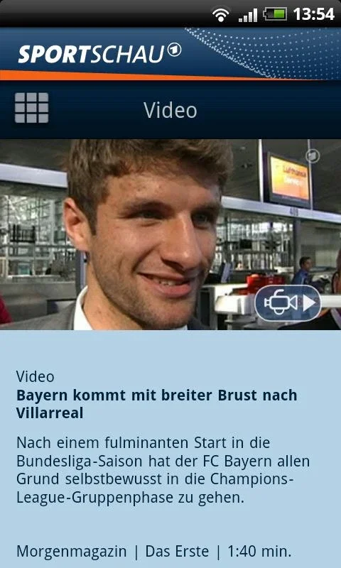 Sportschau for Android - Your All - in - One Sports Companion