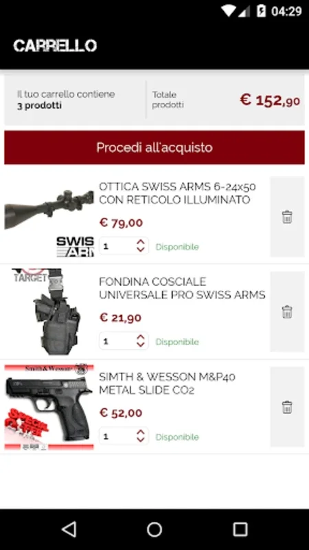 Target Softair for Android - Shop Airsoft Gear Easily