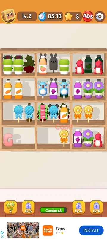 Goods Sort for Android - Sort Items and Score Points