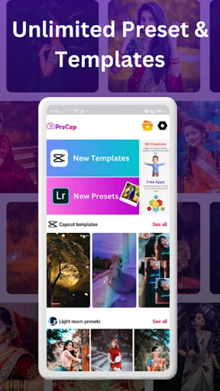 Lr preset & C template Precap for Android - Enhance Visuals