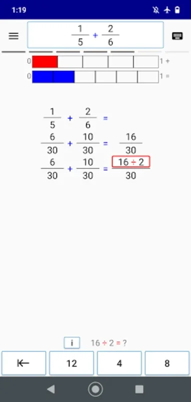 Math (Fractions) Step By Step for Android: Simplify Fraction Learning