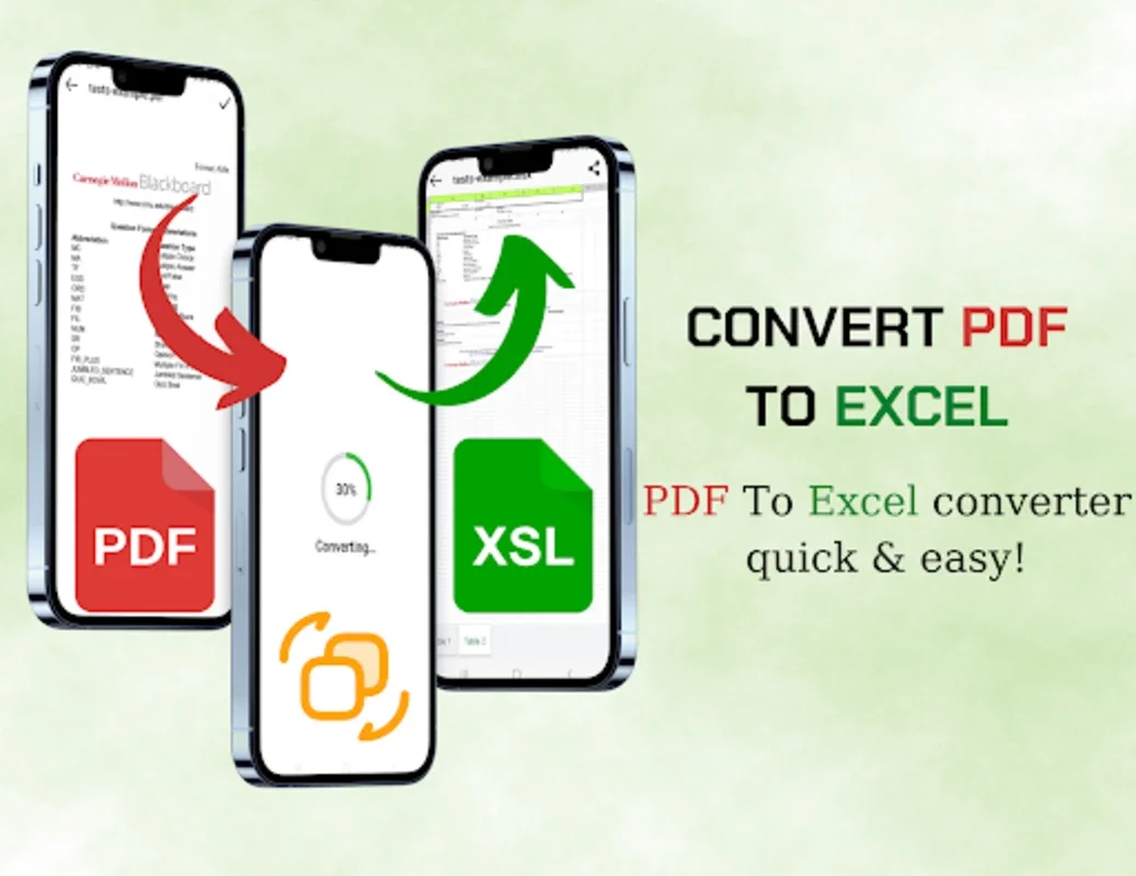 Pdf To Excel for Android - Convert PDF to Excel Easily