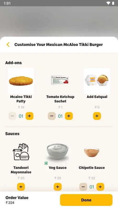 McDonald’s India Food Delivery for Android - Order with Ease