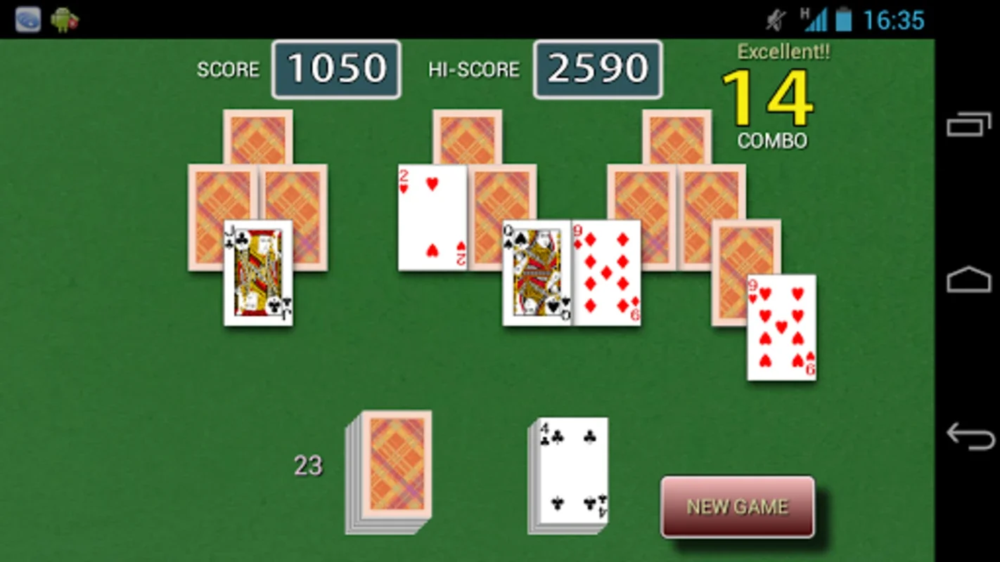 Tri Peaks Solitaire for Android - Enjoy the Classic Card Game