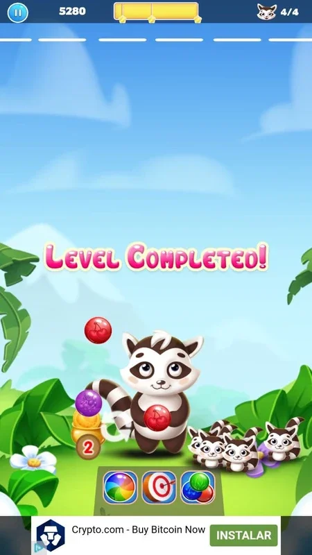 Raccoon Bubbles for Android - Engaging Bubble Shooter