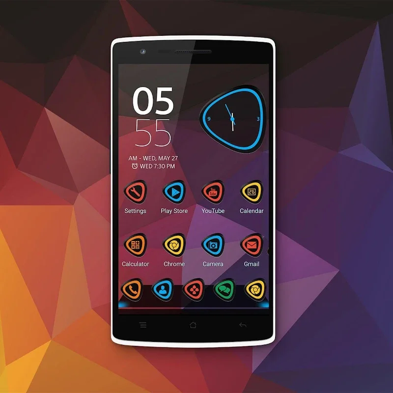 Next Launcher 3D Theme PolyGon for Android - Stunning 3D Experience