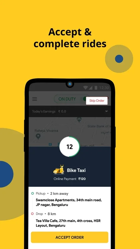 Rapido Captain Bike Taxi Auto for Android - Official Driver App