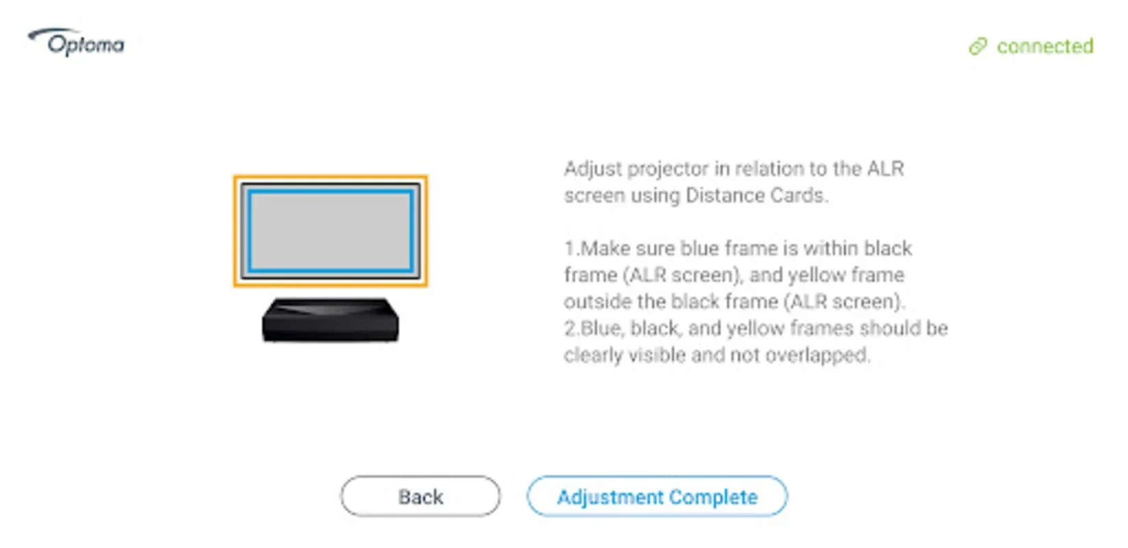 SmartFIT for Android: Effortless Optoma P1 Calibration