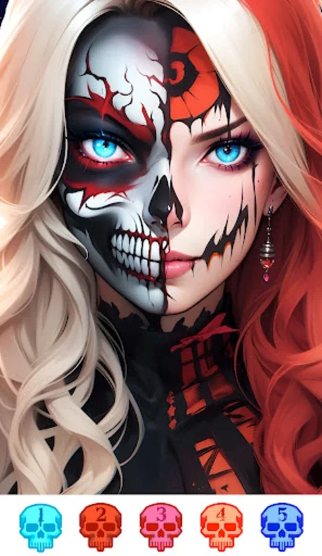 Skeleton Color for Android - Unleash Your Inner Gothic Artist