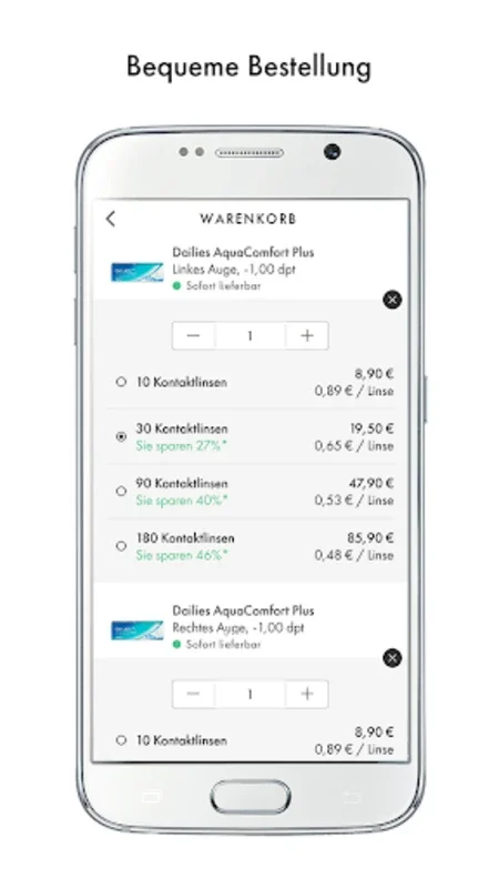 Fielmann Kontaktlinsen App for Android - Download the APK from AppHuts