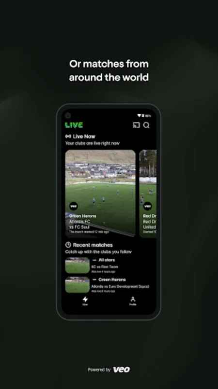 Veo Live for Android: Unrivaled Live Sports Streaming