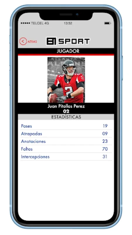 Ocho Uno Sport for Android - Track Sports Stats Easily