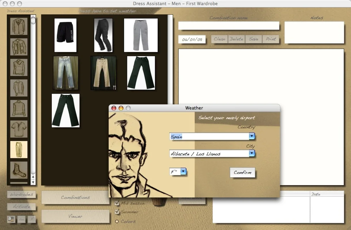 Dress Assistant for Mac - Organize Your Wardrobe