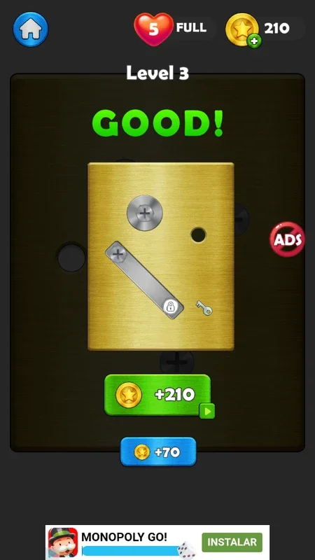 Screw Puzzle: Nuts and Bolts for Android - Logic - Based Puzzle Game