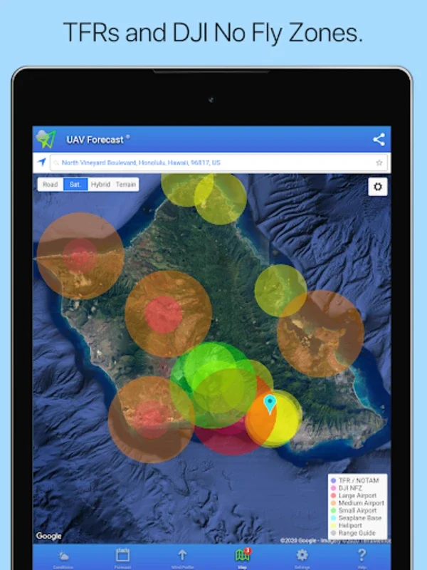 UAV Forecast for Drone Pilots on Android - Stay Informed