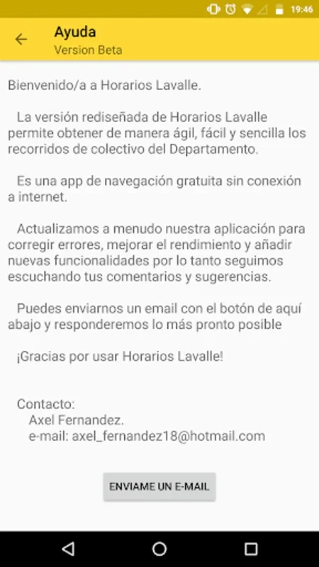 Horarios Lavalle for Android - Seamless Bus Schedule App