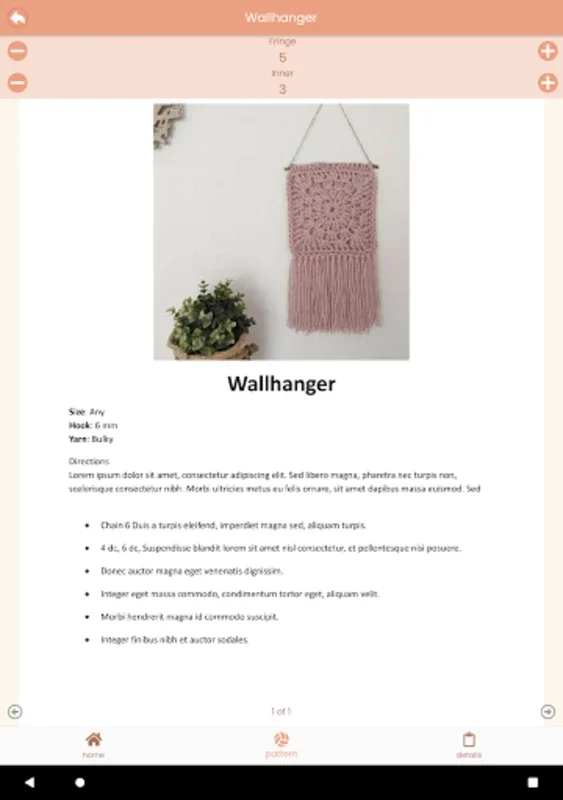 Pocket Crochet for Android: Efficient Crochet Project Management