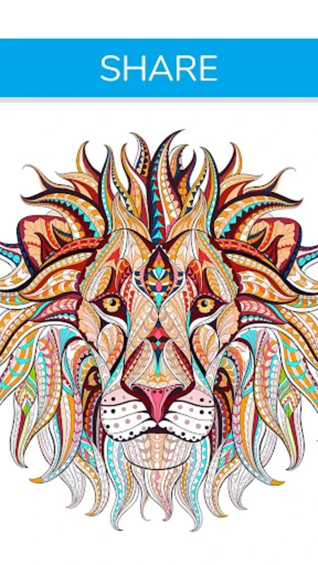 Free Adult Coloring Book App | Animals for Android: Relax and Color