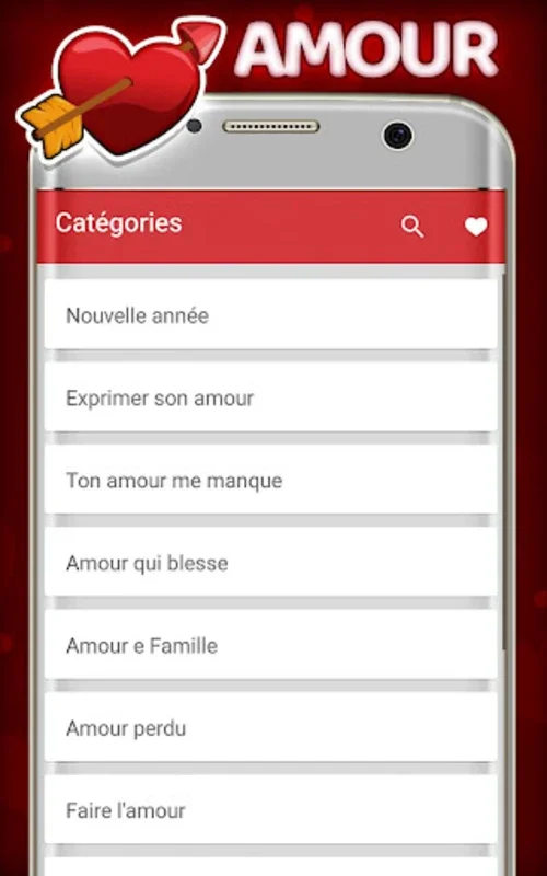 Les meilleures SMS d'amour for Android - Enhance Romance