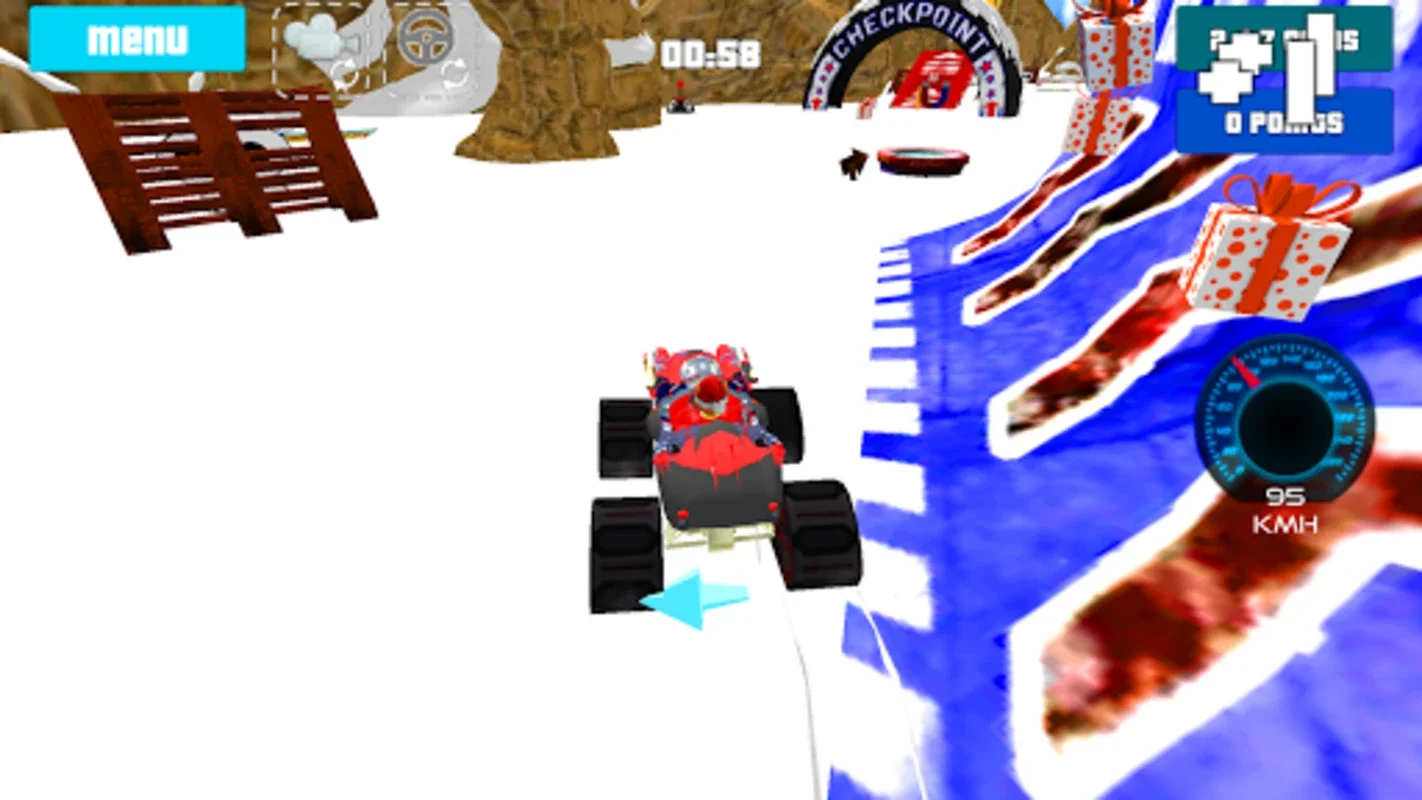 Cat Race Car Snow Drift Stunts for Android - No Downloading Needed