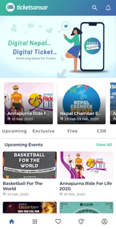 Ticket Sansar for Android - Seamless Event Booking