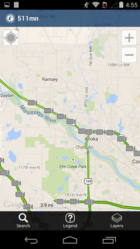 511mn for Android - Real-Time MN Traffic Info App