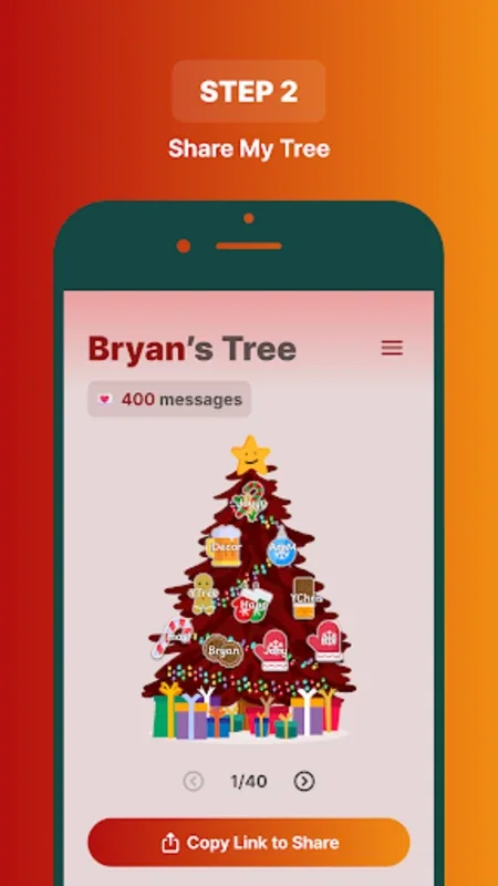 Deco My Tree : X-mas Messages for Android - Festive Virtual Tree Decorating