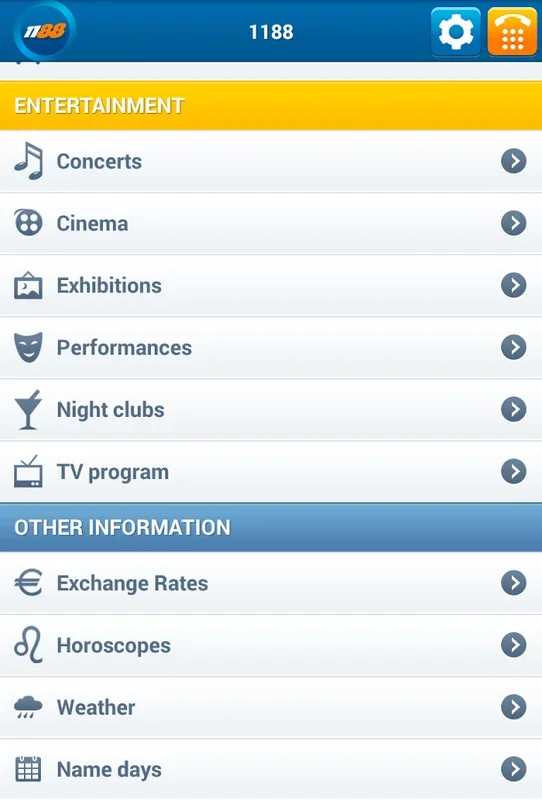 1188 for Android - Simplify City Navigation