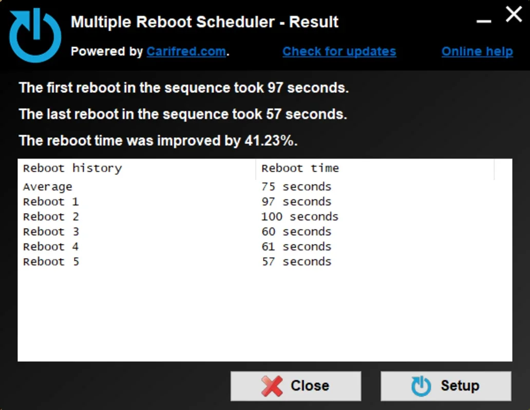 Multiple Reboot Scheduler for Windows - Boost Startup Speed