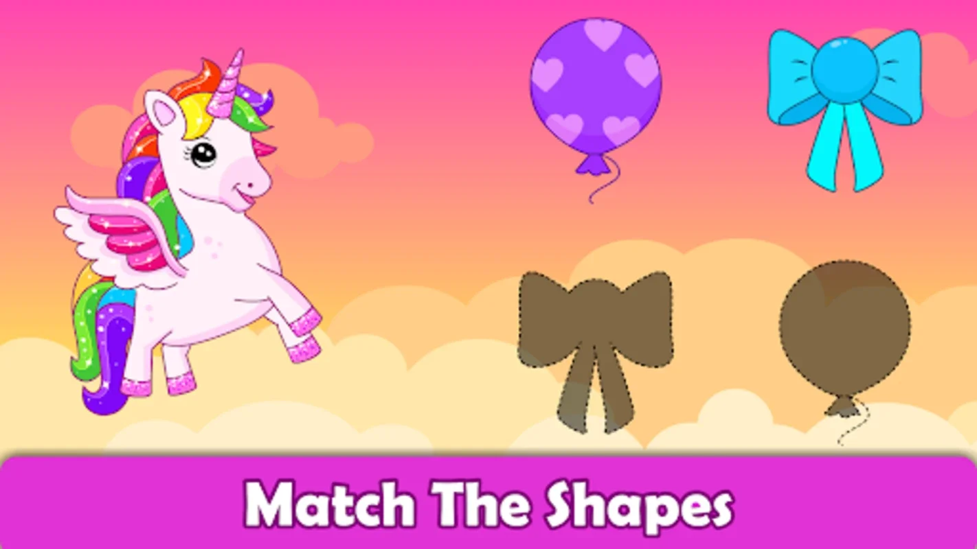 Unicorn Games for 2+ Year Olds on Android - No Downloading Needed