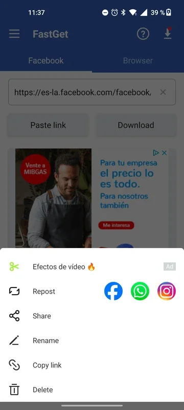 Video Downloader for Facebook for Android - Effortless Video Downloads