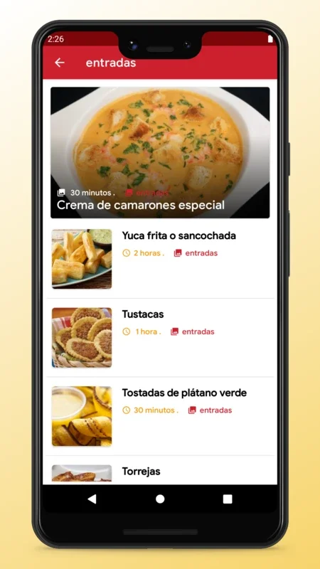 Salvadoran Recipes - Food App for Android