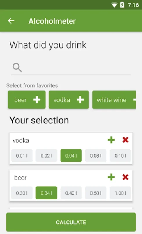 Alcohol Check - BAC Calculator for Android - Estimate BAC and Promote Responsible Drinking