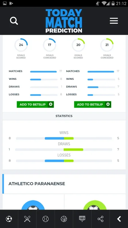 Today Match Prediction - Sports Predictions for Android