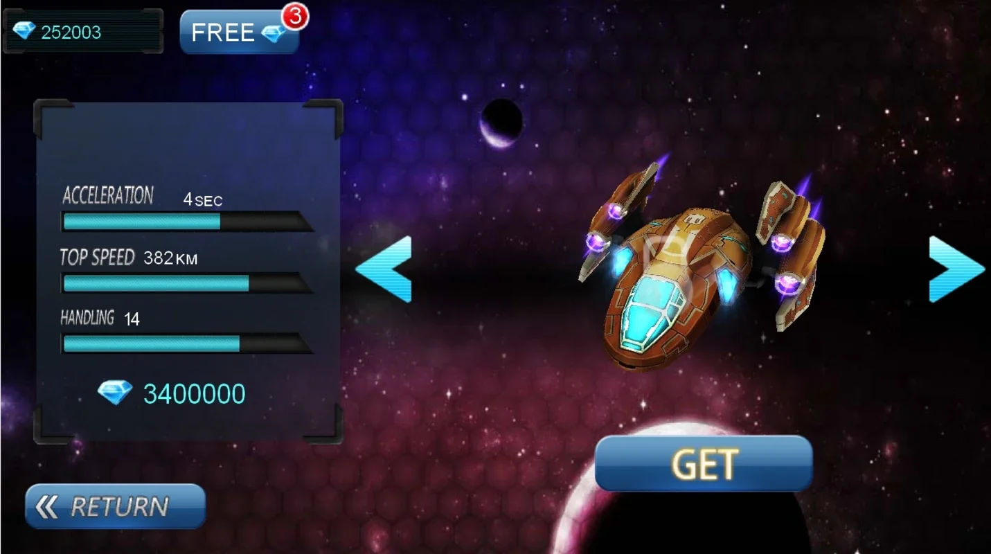 Space Racing 3D for Android - Thrilling Space Races