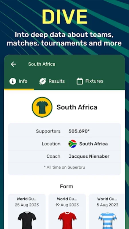 Superbru Rugby for Android: Immersive Rugby Predictions