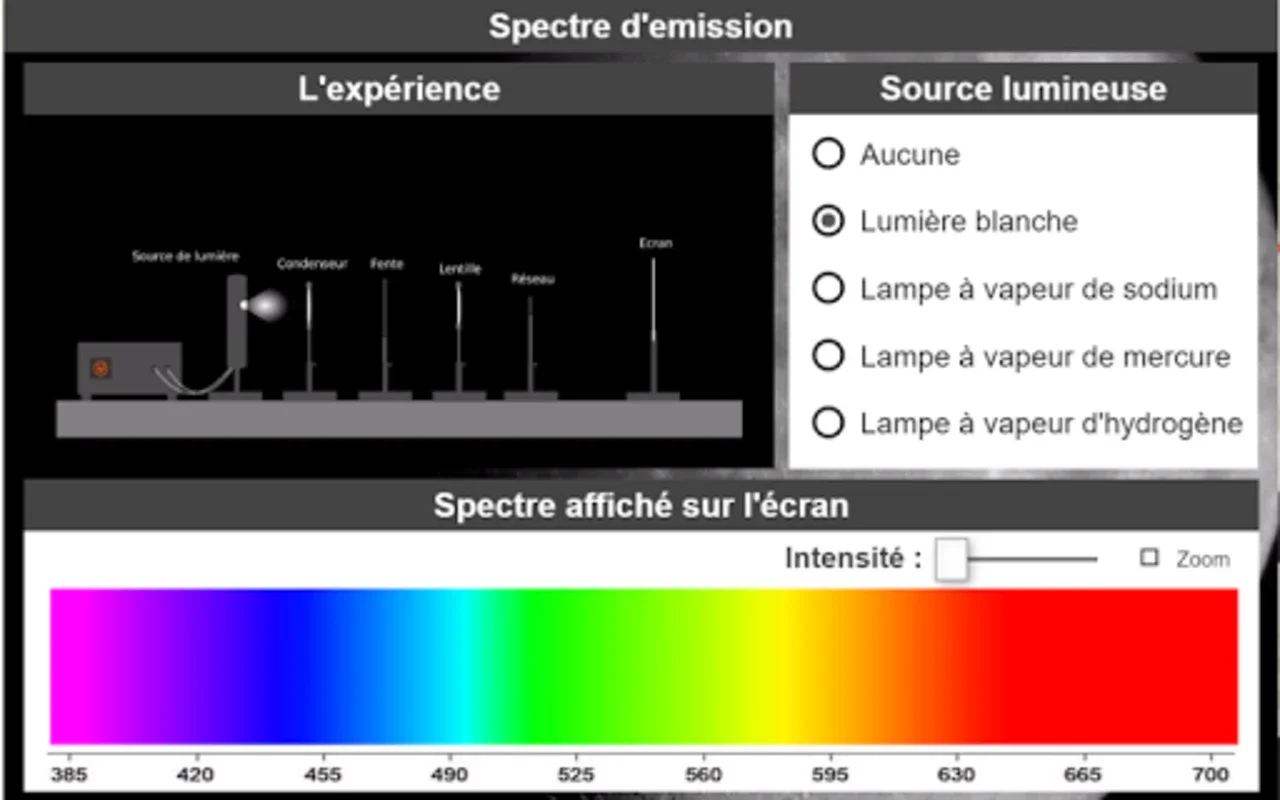 Spectre d'émission for Android - In-Depth Spectroscopy App