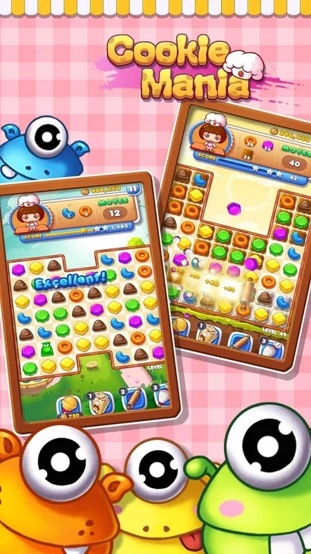 Cookie Mania for Android - Play and Enjoy Free Puzzles