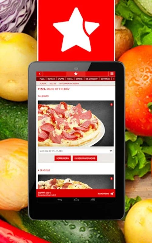 FREDDY FRESH PIZZA for Android - Order Italian-American Food Easily