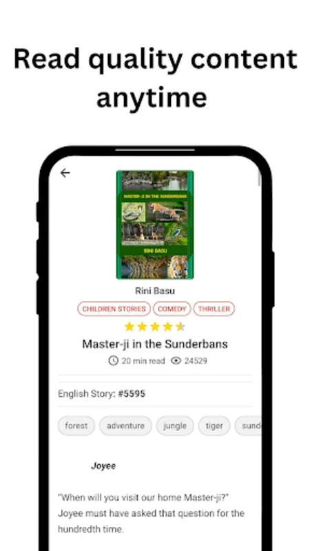 StoryMirror for Android - Discover and Share Literary Works