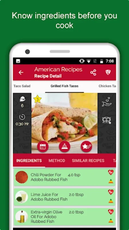 American Recipes for Android: Diverse & Delicious