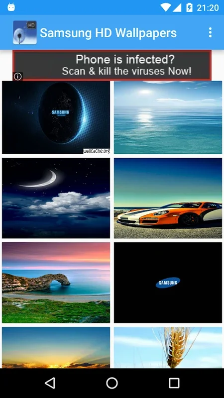 Samsung Wallpapers HD for Android: Enhance Your Device's Visual Appeal