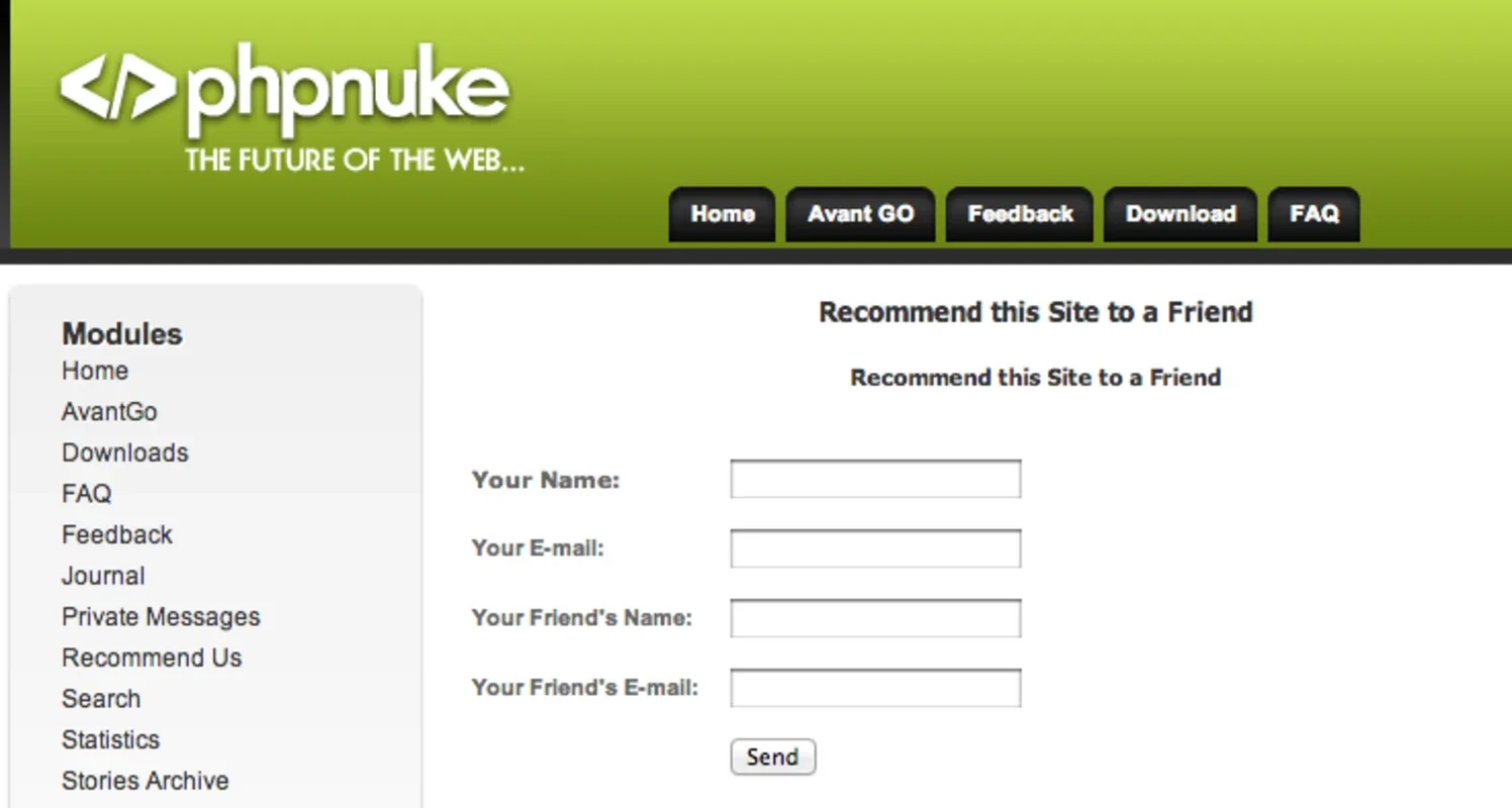 PHP Nuke for Windows - Simplify Dynamic Website Management