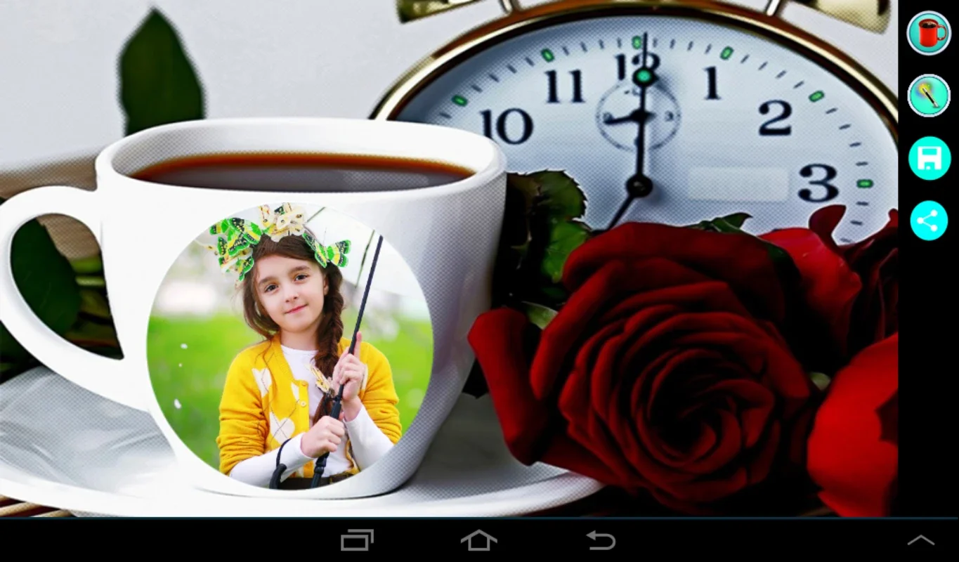 Coffee Cup Photo Frame for Android - Add Style to Your Photos