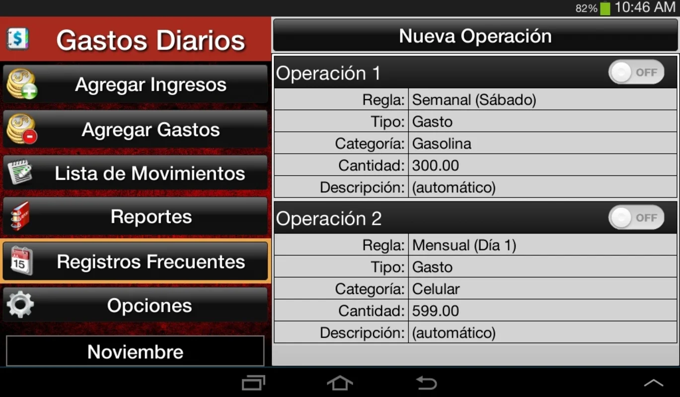 Gastos Diarios for Android - Manage Your Finances Easily