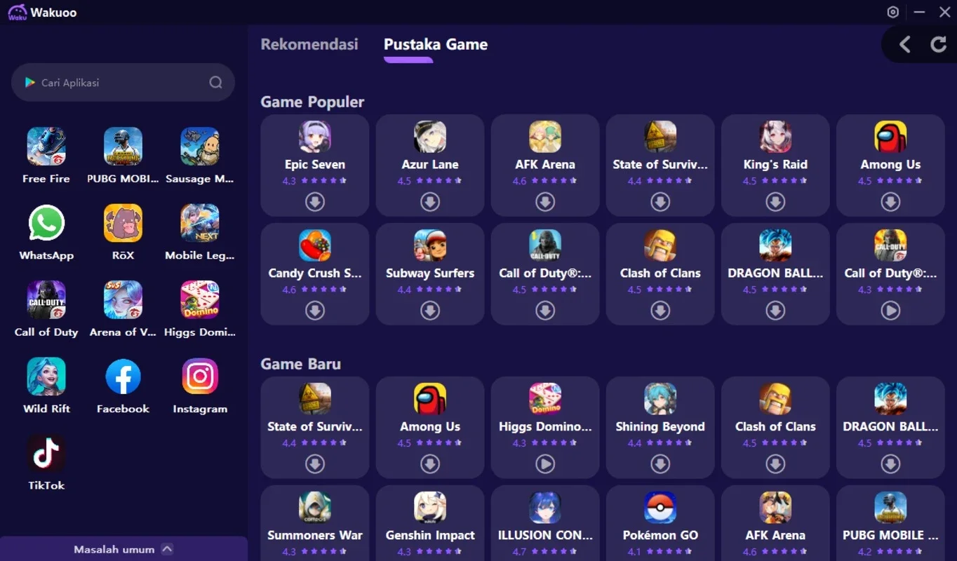 Wakuoo for Windows: Enjoy Android Games on Your PC