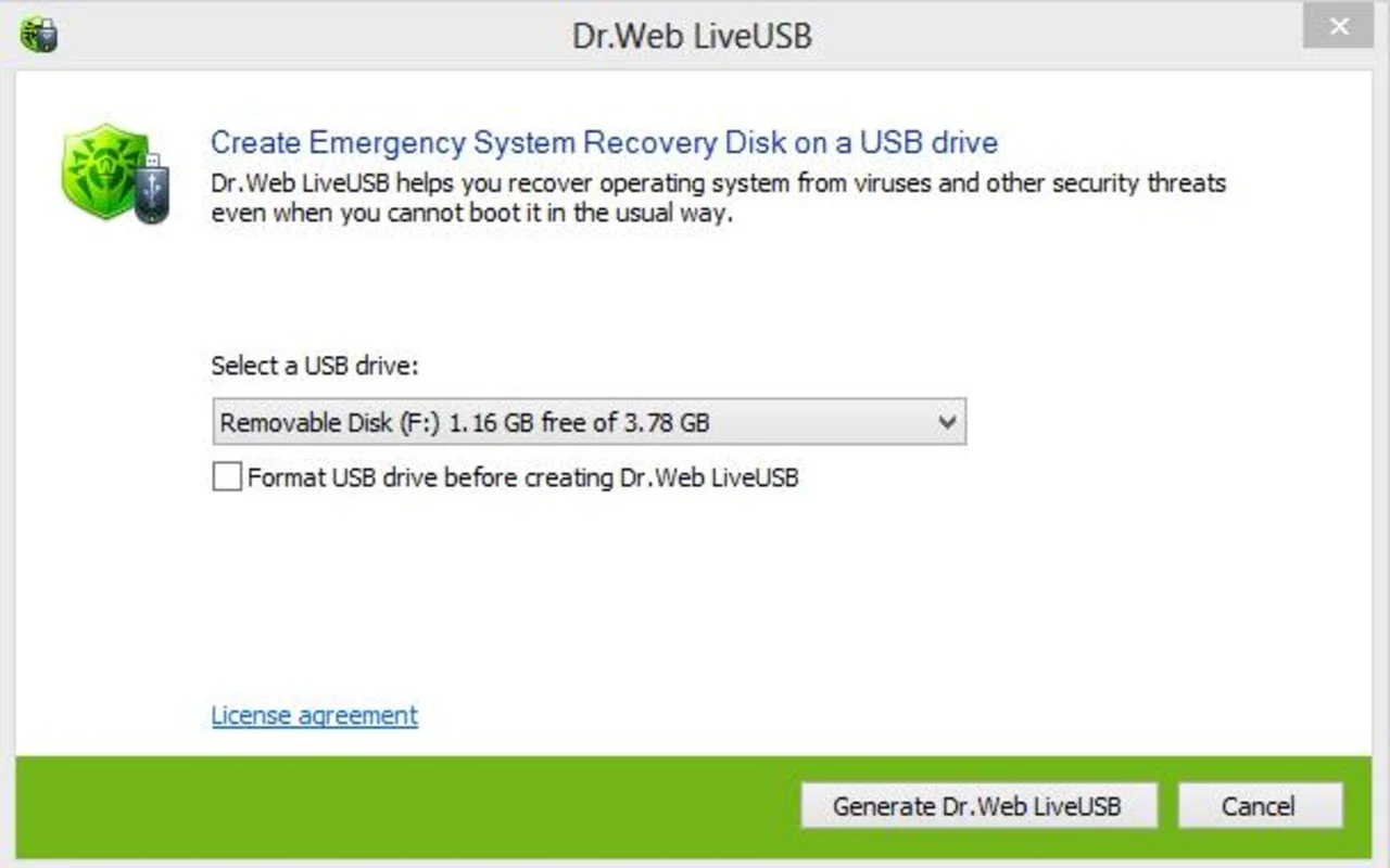 Dr.Web LiveUSB for Windows - Keep Your System Virus-Free